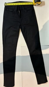 J BRAND Skinny Leg Vanity dirty black Jeans Size 24 - Picture 1 of 10