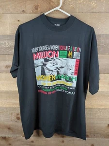 RARE! 1997 Million Woman March T-shirt. Philadelphia Pennsylvania XL Adult - Picture 1 of 5