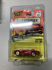 Matchbox Get in the Fast Lane Dodge Viper RT/10 #10 New on Card