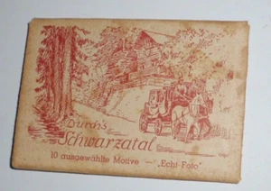 DDR 10 Ansichtskarten mini Durchs Schwarzatal schwarz weiss 1956 - Bild 1 von 2