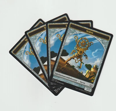 ✪ 4 Magic The Gathering Servo Creature Token | MTG | ARTIFACT | ARTEFAKT - Bild 1 von 2