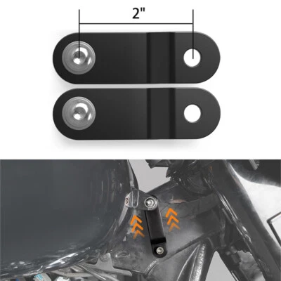 Pair 2" Gas Tank Riser Bracket Lift Kit For Harley Forty Eight XL1200X 2010-2018 - Image 1 of 4