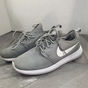 Nike Womens Roshe Two 844931-009 Gray White Running Shoes Sneakers Size 10.5 - Picture 1 of 6