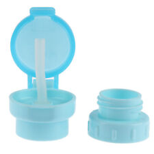 No Spill Choke Cute Water Bottle Adapter Cap With Tube Drinking Straw For B  W❤D