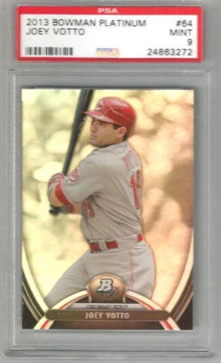 2013 Bowman Platinum Joey Votto PSA 9 - Image 1 of 2