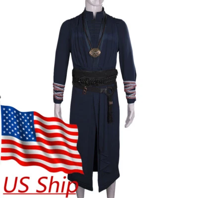 Cosplay Revengers Doctor Strange Full Set Costume Eye of Agamotto Necklace Props - Image 1 of 4