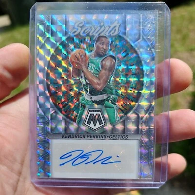 22-23 Panini Mosaic Kendrick Perkins Scripts AUTO #MS-PER Boston Celtics - Image 1 of 2