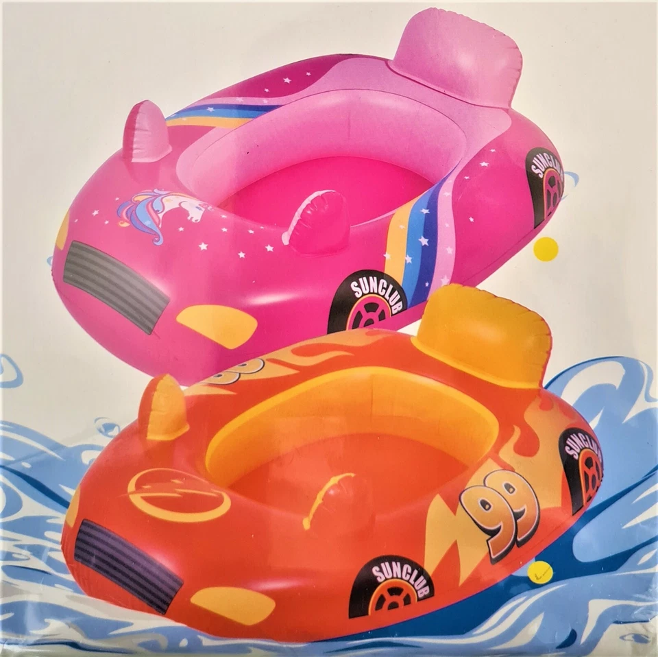 Sun Club Kinderboot Kinder Boot Schlauchboot Badeboot Gummiboot Spaßboot 2 Farbe - Bild 1 von 1