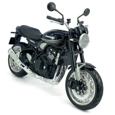 1/12 Kawasaki Z900RS Motorrad Modell Die Cast Spielzeug Model Sammlung Schwarz - Bild 1 von 4