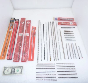 42 Long short Carbide tipped masonry concrete more drill bit lot Craftsman BA - Picture 1 of 9