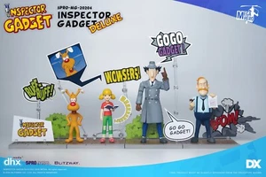 Blitzway 1/12 INSPECTOR GADGET DELUXE FIGURE SET 5Pro Megahero Penny Brain - Foto 1 di 6