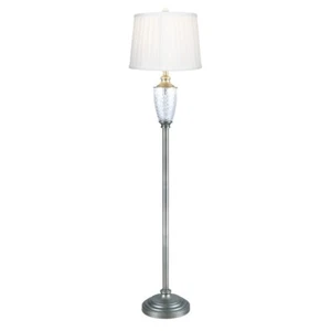 Dale Tiffany Castle Mountains 24% Lead Crystal Floor Lamp, Nickel - SGF17178F - Picture 1 of 1