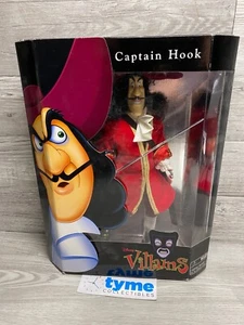 Disney Villains Doll Captain Hook 5+ Walt #88015 Peter Pan Some Wear On Box - Picture 1 of 4