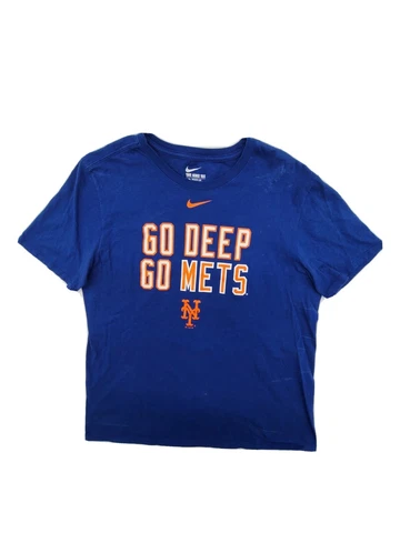 The Nike Tee Size Large Blue And Orange New York Mets Short Sleeve Top Cover