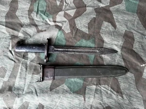 WWII Pal 10” M1 Bayonet & Scabbard For M1 Garand And Springfield Rifle Original - Picture 1 of 12