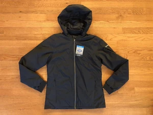 Columbia Women's Hillsdale Spring Reversible Omni-Tech Black Small Jacket NWT - Picture 1 of 6