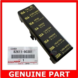 GENUINE Toyota LandCruiser 40 Series BJ40 BJ42 FJ40 FJ45 HJ47 Fuse Box Cover - Picture 1 of 3