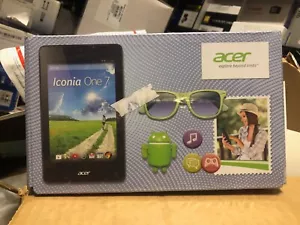 NEW Acer Iconia One 7 B1-730 8GB, Wi-Fi, 7in - Black - Picture 1 of 5