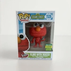 Funko Pop! Vinyle: Sesame Street - Elmo with Rocco #1526 SDCC w/Protector - Picture 1 of 6