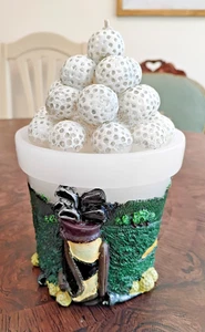 Ausgefallene & UNBENUTZTE Fun KERZE - Golfplatz, Bälle, Schläger & Tasche - Sammlerstück! - Bild 1 von 6
