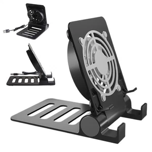 Soporte de enfriamiento para ventilador de computadora portátil con soporte plegable para ventilador de enfriamiento silencioso para computadora portátil - Imagen 1 de 10