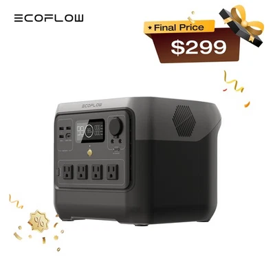 EcoFlow New RIVER 2 Pro Portable Power Station 768Wh LFP Generator for Outdoors - Image 1 of 4