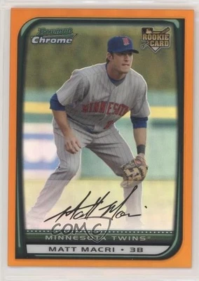 2008 Bowman Draft Chrome Orange Refractor /25 Matt Macri #BDP28 - Image 1 of 2
