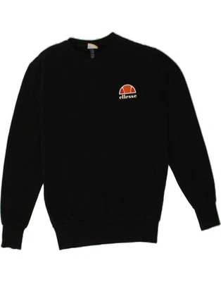 ELLESSE Mens Sweatshirt Jumper XS Black Cotton AS09 - Image 1 of 3