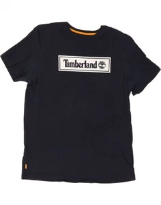 Camiseta Top Timberland Para Hombres Calce Regular Gráfico XL Azul Marino Algodón DM32 - Imagen 1 de 4