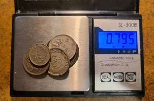 $23.36 SILVER 0.435 TROY Oz. ASW SWEDEN HUNGARY COINS 1846-1960 (0.600 FINENESS) - Picture 1 of 3