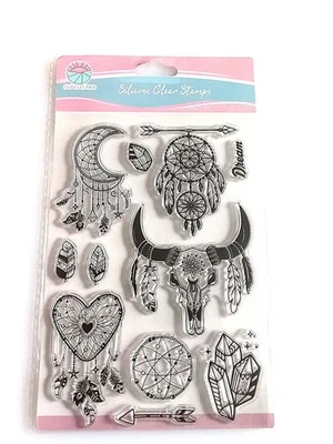 Прозрачные марки Southwest Dreamcatcher украшения для поздравительных открыток скрапбукинга - Изображение 1 из 4