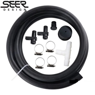 For 2004.5-2010 GM 6.6L Duramax Diesel LLY LBZ LMM Replacement Hose Kit &Adapter - Image 1 of 4