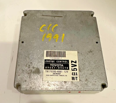 Toyota Tacoma 2000 3,4 L 4x4 M/T unidad de control del motor ecu ecm - 89661-04670 cali Foto 1 de 2