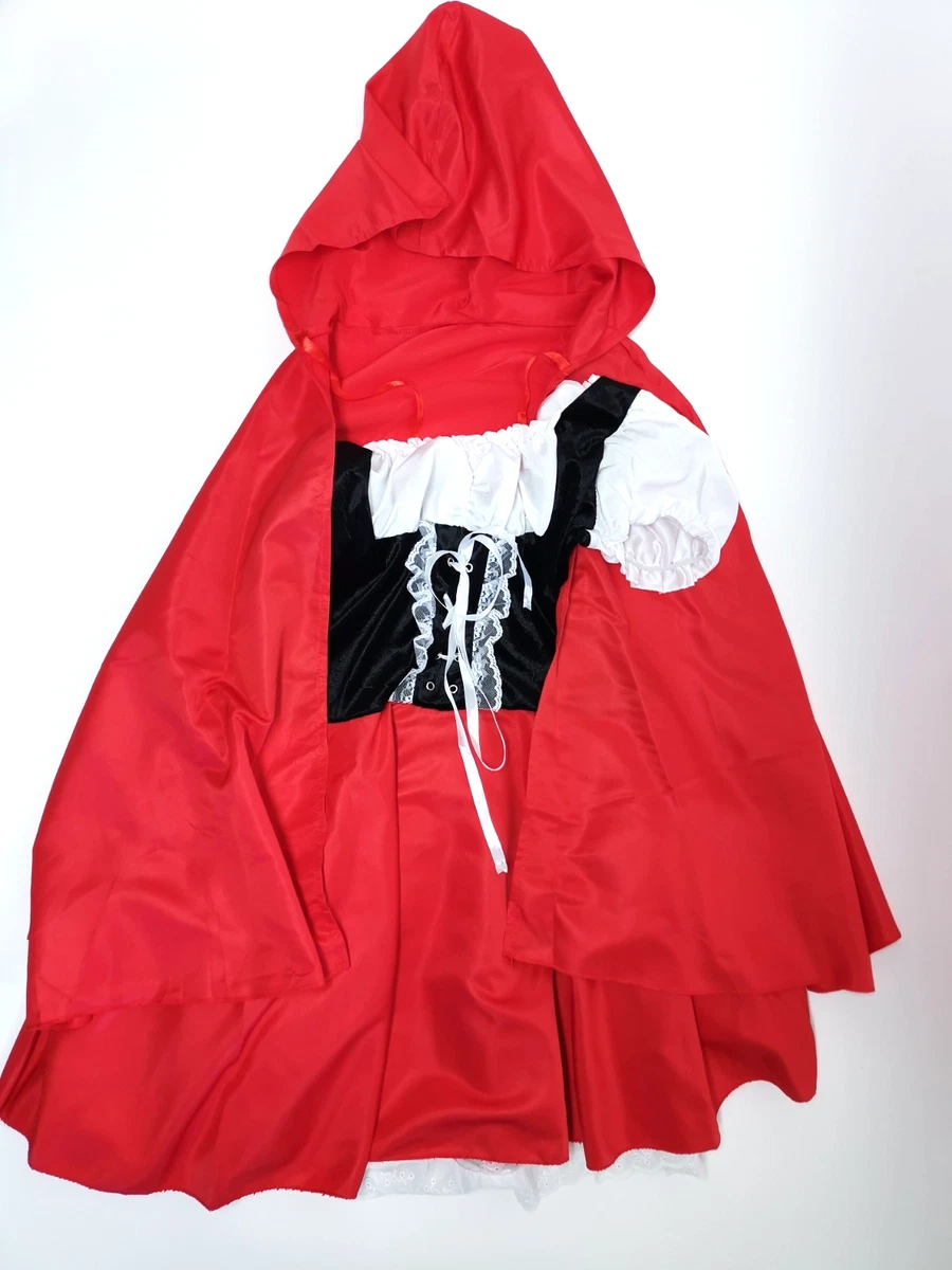 Smiffys Deluxe Rotkäppchen-Kostüm Für Kinder – Größe M (7-9 Jahre), Mit Kleid & Kapuze