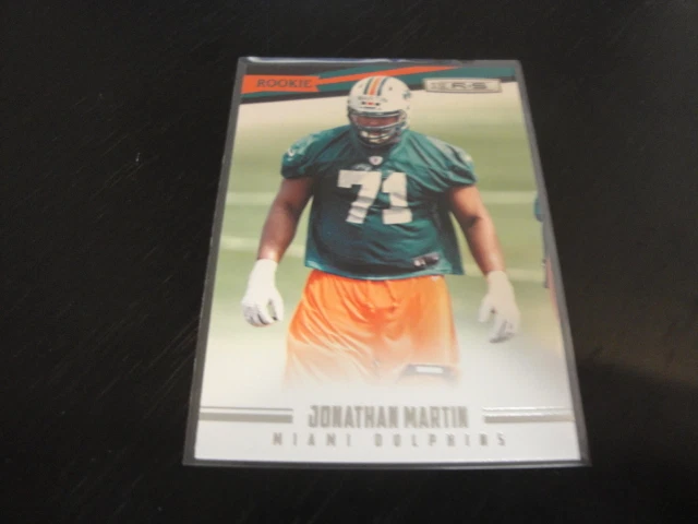2012 R&S JONATHAN MARTIN RC #180 Dolphins/Stanford ROOKIES & STARS - Image 1 of 1