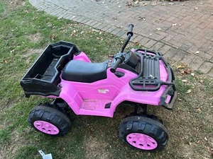 12V Kids Ride-On ATV Quad w/ Bluetooth, 2.4mph Max, (Brand New PC Board) - Picture 1 of 2