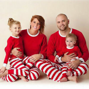 Weihnachtsmann Cosplay Kinder Pyjamaset Weihnachten Nachtwäsche Schlafanzug 2tlg