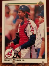 Sandy Alomar Jr. 1990 Upper Deck #756 Cleveland Indians