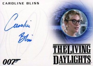 James Bond Archives 2015 Edition Caroline Bliss Autograph Card A263