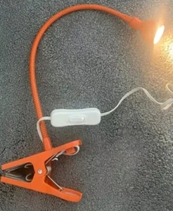 IKEA JANSJO LED Abrazadera Foco Lámpara Clip Iluminación Luz Ajustable Mesa NARANJA - Imagen 1 de 5