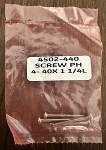 4502-440 Screws PH 4 Pieces 40X 1-1/4 L NEW - Picture 1 of 2
