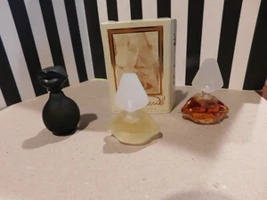 Lot of 3 Bottle Salvador Dali Perfume .17oz 5ml Parfum Mini Nose Lips Black - EX - Picture 1 of 10