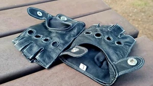 Guantes de conducción hombre / cuero de cabra / dedo sueldo / multi propósito - Imagen 1 de 4