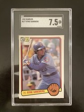 1983 Donruss Ryne Sandberg ROOKIE SGC 7.5