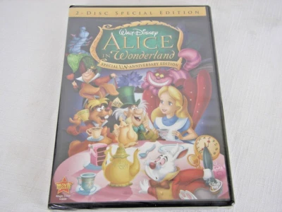 Walt Disney Alice In Wonderland Special Un-Anniversary Edition DVD Movie 2-Disc - Image 1 of 2