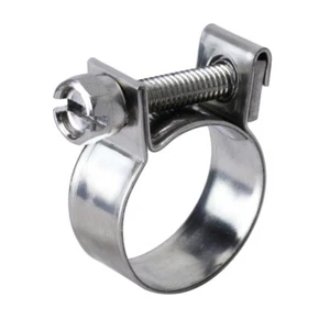 HPS 8mm-10mm (5/16" - 25/64") Stainless Steel Fuel Injection Hose Clamp, 1PC - Foto 1 di 1