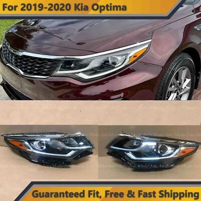 Headlight for 2019 2020 Kia Optima 92101-D5500 92102-D5500 Projector LED DRL 2pc - Image 1 of 4