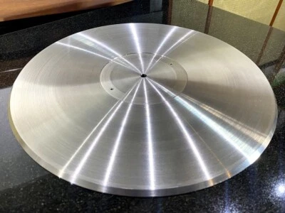 KENWOOD L-07D Stainless Steel Turntable Sheet Genuine 5mm Thick Non-Magnetic - Image 1 of 4