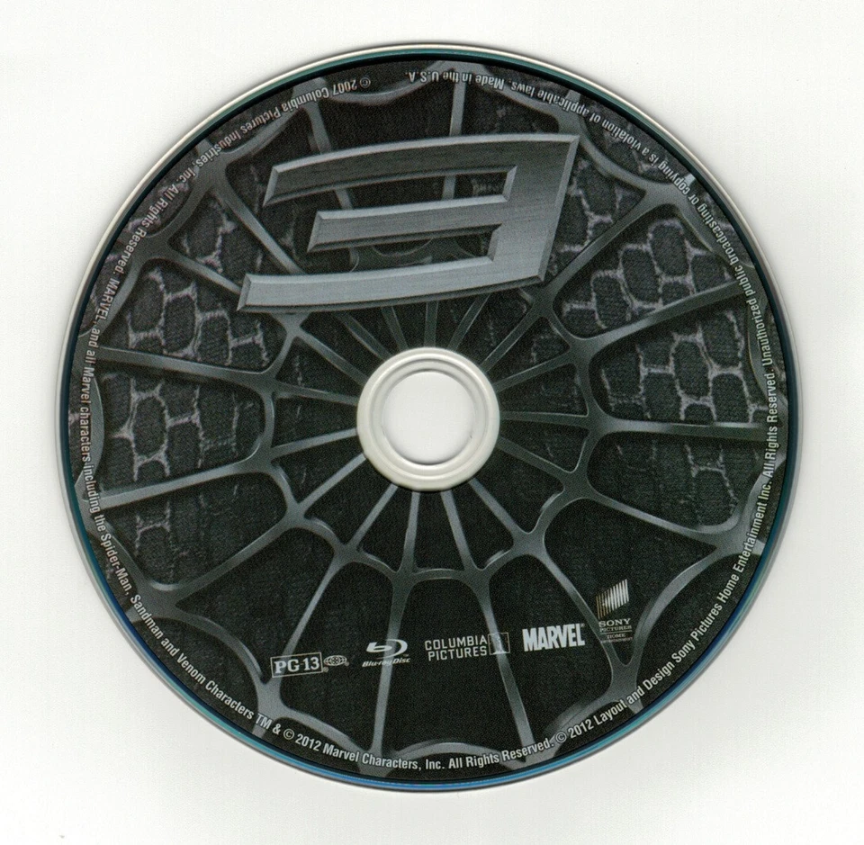 Spider-Man 3 (Blu-ray disc) 2012 Tobey Maguire, Kristen Dunst - Image 1 of 1