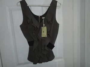 Alythea Sleeveless Ruffle Top Size Medium New With Tags - Picture 1 of 2